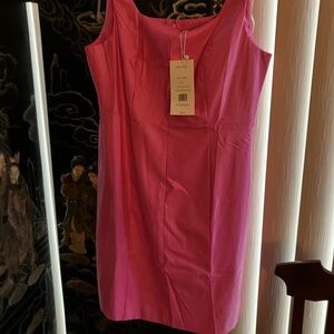Women's Pink Midi Sheath Dress
